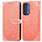 Leather Case Stands Fashionable Pattern Flip Cover Holder S04D for Motorola Moto Edge (2021) 5G