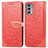 Leather Case Stands Fashionable Pattern Flip Cover Holder S04D for Motorola Moto Edge Lite 5G