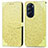 Leather Case Stands Fashionable Pattern Flip Cover Holder S04D for Motorola Moto Edge Plus (2022) 5G