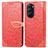 Leather Case Stands Fashionable Pattern Flip Cover Holder S04D for Motorola Moto Edge Plus (2022) 5G