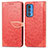 Leather Case Stands Fashionable Pattern Flip Cover Holder S04D for Motorola Moto Edge S Pro 5G