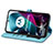 Leather Case Stands Fashionable Pattern Flip Cover Holder S04D for Motorola Moto Edge S30 5G