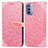 Leather Case Stands Fashionable Pattern Flip Cover Holder S04D for Motorola Moto G31