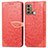 Leather Case Stands Fashionable Pattern Flip Cover Holder S04D for Motorola Moto G60