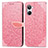 Leather Case Stands Fashionable Pattern Flip Cover Holder S04D for Realme 10 4G