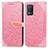 Leather Case Stands Fashionable Pattern Flip Cover Holder S04D for Realme 8 5G