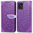 Leather Case Stands Fashionable Pattern Flip Cover Holder S04D for Realme 8i