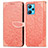 Leather Case Stands Fashionable Pattern Flip Cover Holder S04D for Realme 9 5G