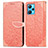 Leather Case Stands Fashionable Pattern Flip Cover Holder S04D for Realme 9 Pro+ Plus 5G