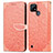 Leather Case Stands Fashionable Pattern Flip Cover Holder S04D for Realme C21