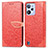 Leather Case Stands Fashionable Pattern Flip Cover Holder S04D for Realme C31