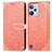 Leather Case Stands Fashionable Pattern Flip Cover Holder S04D for Realme C31