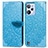 Leather Case Stands Fashionable Pattern Flip Cover Holder S04D for Realme C31