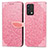 Leather Case Stands Fashionable Pattern Flip Cover Holder S04D for Realme GT Master 5G