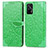 Leather Case Stands Fashionable Pattern Flip Cover Holder S04D for Realme GT Neo 2T 5G Green