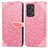 Leather Case Stands Fashionable Pattern Flip Cover Holder S04D for Realme GT Neo 3T 5G