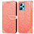 Leather Case Stands Fashionable Pattern Flip Cover Holder S04D for Realme Narzo 50 Pro 5G