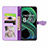 Leather Case Stands Fashionable Pattern Flip Cover Holder S04D for Realme Q3 5G