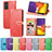 Leather Case Stands Fashionable Pattern Flip Cover Holder S04D for Samsung Galaxy A34 5G