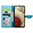 Leather Case Stands Fashionable Pattern Flip Cover Holder S04D for Samsung Galaxy F12