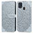 Leather Case Stands Fashionable Pattern Flip Cover Holder S04D for Samsung Galaxy M31 Prime Edition