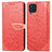 Leather Case Stands Fashionable Pattern Flip Cover Holder S04D for Samsung Galaxy M32 4G