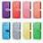 Leather Case Stands Fashionable Pattern Flip Cover Holder S04D for Samsung Galaxy S20 FE (2022) 5G