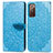 Leather Case Stands Fashionable Pattern Flip Cover Holder S04D for Samsung Galaxy S20 FE (2022) 5G