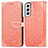 Leather Case Stands Fashionable Pattern Flip Cover Holder S04D for Samsung Galaxy S21 Plus 5G