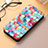 Leather Case Stands Fashionable Pattern Flip Cover Holder S04D for Samsung Galaxy S24 Ultra 5G