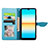 Leather Case Stands Fashionable Pattern Flip Cover Holder S04D for Sony Xperia Ace III SO-53C