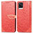 Leather Case Stands Fashionable Pattern Flip Cover Holder S04D for Vivo V20