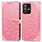 Leather Case Stands Fashionable Pattern Flip Cover Holder S04D for Vivo V23 Pro 5G