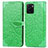 Leather Case Stands Fashionable Pattern Flip Cover Holder S04D for Vivo Y01A Green