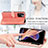 Leather Case Stands Fashionable Pattern Flip Cover Holder S04D for Xiaomi Mi 11i 5G (2022)