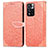 Leather Case Stands Fashionable Pattern Flip Cover Holder S04D for Xiaomi Mi 11i 5G (2022) Orange