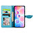 Leather Case Stands Fashionable Pattern Flip Cover Holder S04D for Xiaomi Redmi Note 10 Pro Max