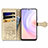 Leather Case Stands Fashionable Pattern Flip Cover Holder S05D for Huawei Honor 50 SE 5G