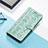 Leather Case Stands Fashionable Pattern Flip Cover Holder S05D for Huawei Honor 80 Pro 5G