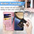 Leather Case Stands Fashionable Pattern Flip Cover Holder S05D for Huawei Honor Magic3 5G