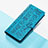 Leather Case Stands Fashionable Pattern Flip Cover Holder S05D for Huawei Honor Magic3 5G