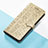 Leather Case Stands Fashionable Pattern Flip Cover Holder S05D for Huawei Honor Magic3 5G