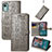 Leather Case Stands Fashionable Pattern Flip Cover Holder S05D for Nokia C12