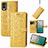 Leather Case Stands Fashionable Pattern Flip Cover Holder S05D for Nokia C210