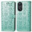 Leather Case Stands Fashionable Pattern Flip Cover Holder S05D for Oppo Reno8 T 4G