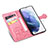 Leather Case Stands Fashionable Pattern Flip Cover Holder S05D for Samsung Galaxy S21 FE 5G