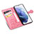 Leather Case Stands Fashionable Pattern Flip Cover Holder S05D for Samsung Galaxy S22 Plus 5G
