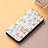 Leather Case Stands Fashionable Pattern Flip Cover Holder S06D for Google Pixel 7a 5G White
