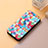 Leather Case Stands Fashionable Pattern Flip Cover Holder S06D for Huawei Enjoy 50 Pro