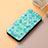 Leather Case Stands Fashionable Pattern Flip Cover Holder S06D for Huawei Enjoy 50 Pro